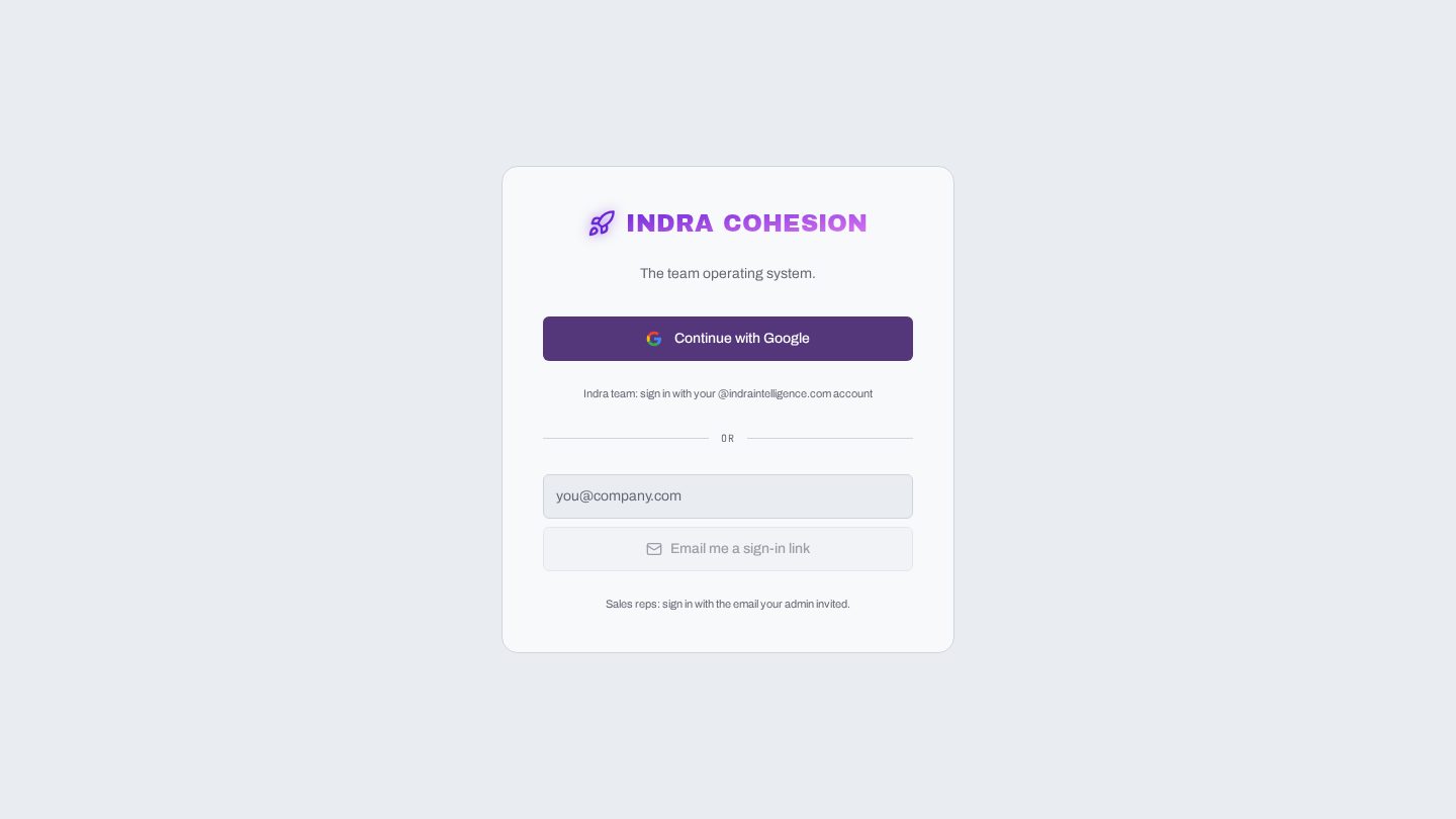 Cohesion preview